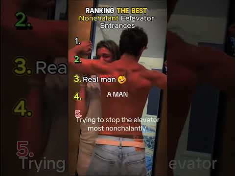 Ranking The Best Nonchalant Elevator Entrances🔥