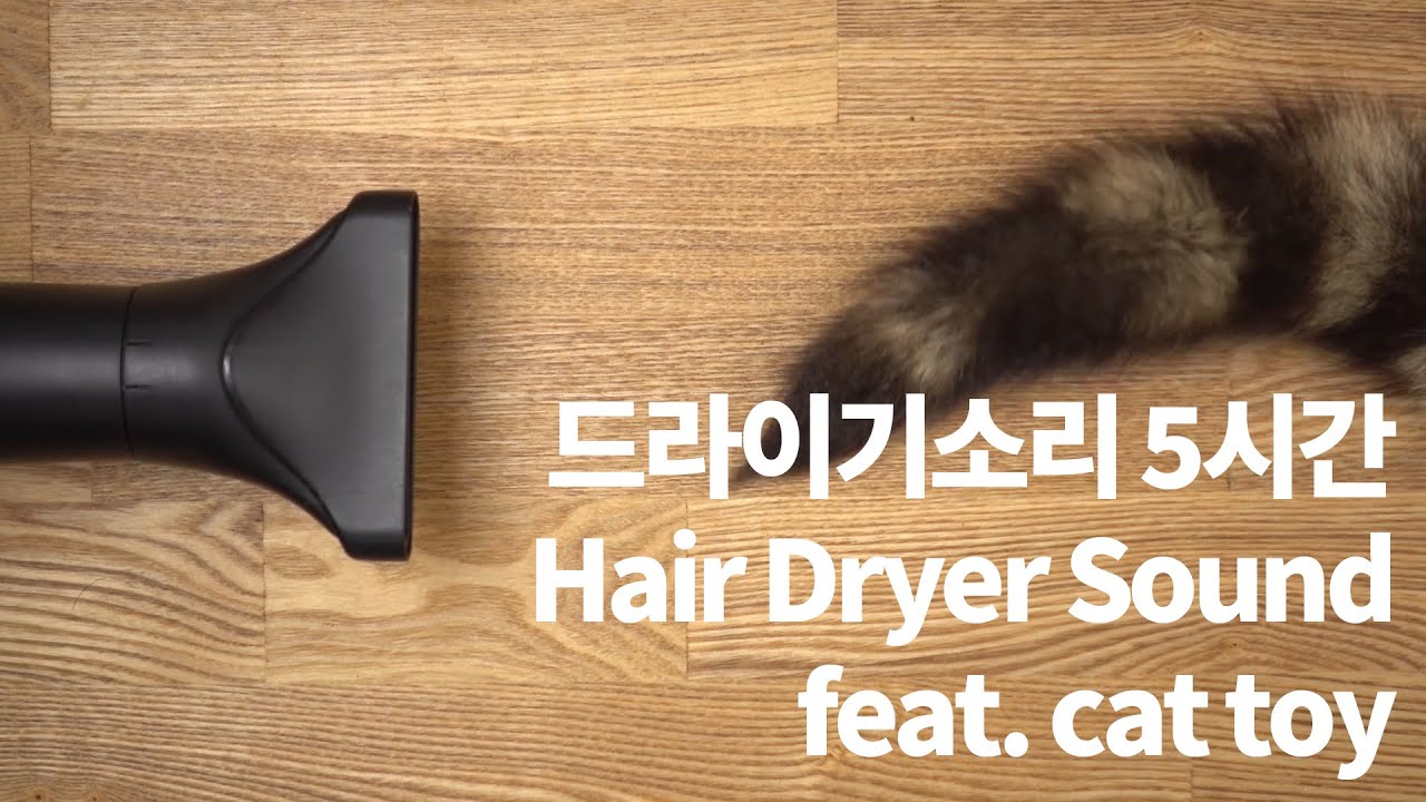 ASMR Hair Dryer Sound 5 Hours | Soothing Baby Crying🧸
