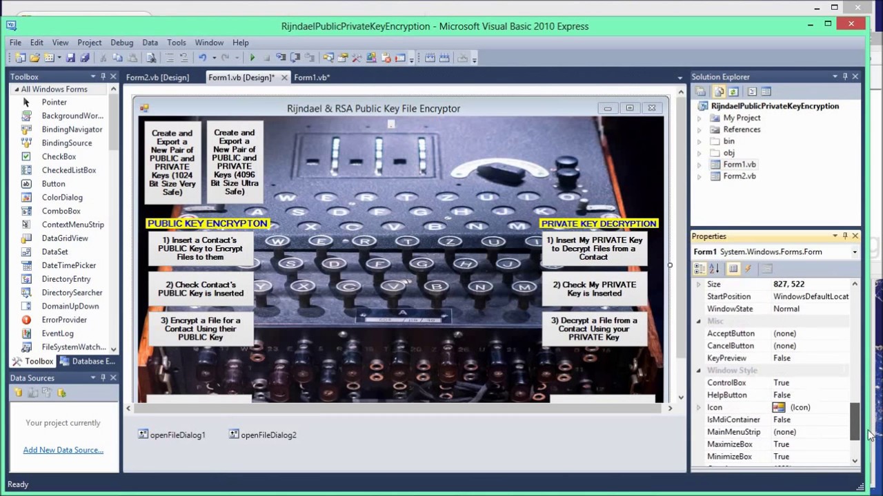 Create a Secure Public-Private Key File Encryptor in Visual Basic 🔐