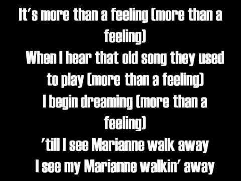 More Than A Feeling - Boston Lyrics 🎶