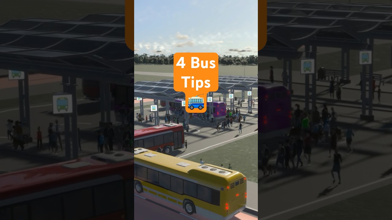 4 Bus Route Tips That Will Transform Your City #citiesskylines2
