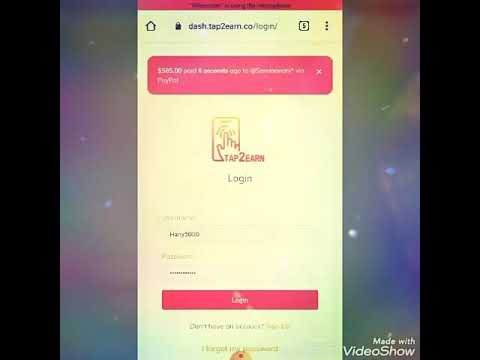 Tap 2 Earn Money Legitimately with Tap 2 Earn 💸