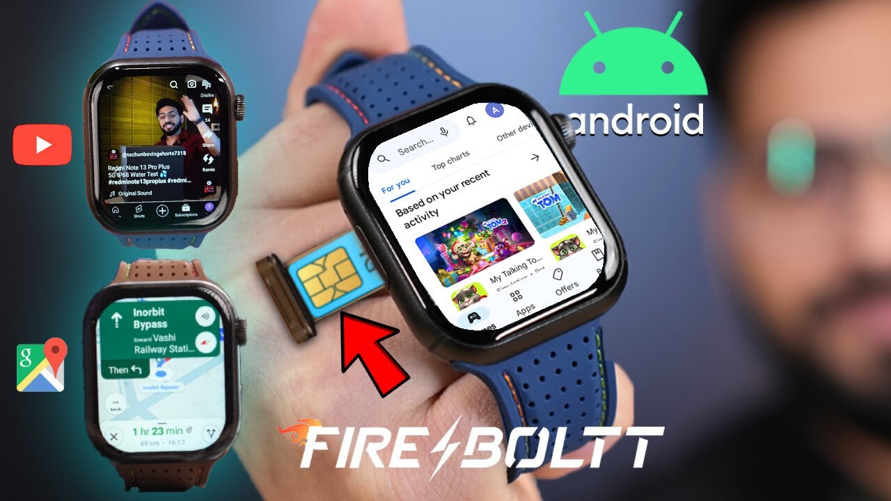 Fire-Boltt Dream Smartwatch: 4G GPS & 16GB Storage