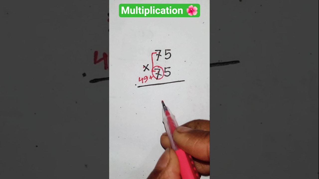 Quick & Easy Multiplication Trick You Must Know! ✨
