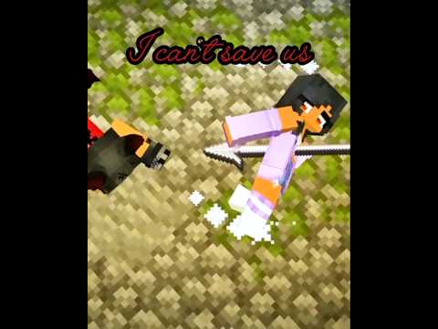 Aphmau X Aaron | I can't save us | #aarmau #aphmau #minecraft #shorts #sad #roleplay #atlantis #edit