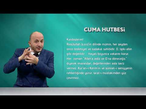 İşaret Diliyle Cuma Hutbesi - 10 Kasım 2017