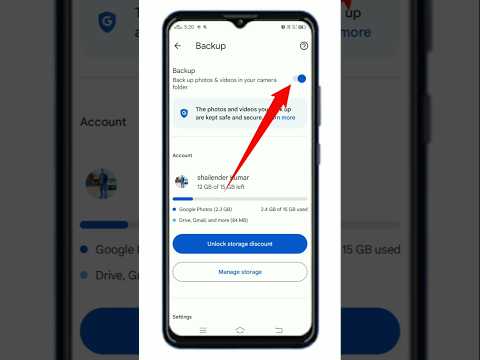How to enable backup Google Photos | Google Photos Backup On Kaise Karen #shorts