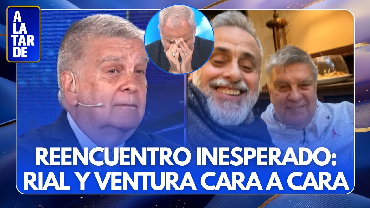 Luis Ventura y Jorge Rial: Reencuentro After Years
