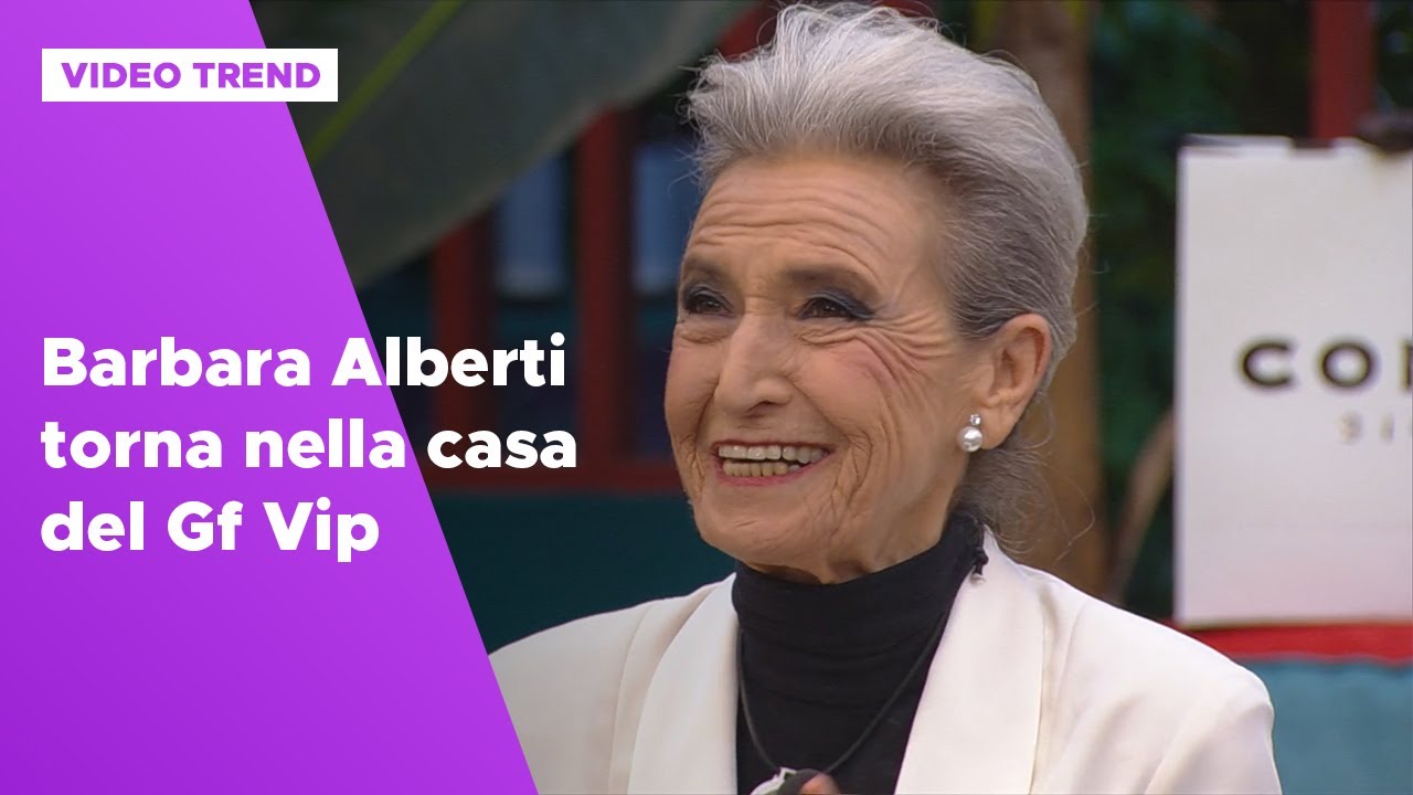 Barbara Alberti Ritorna al Gf Vip 🏠