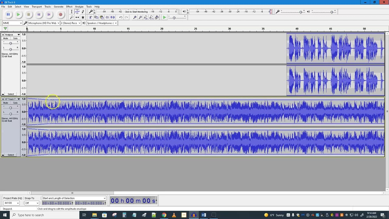 Mastering Voice Overs with Audacity's Envelope Tool 🎙️