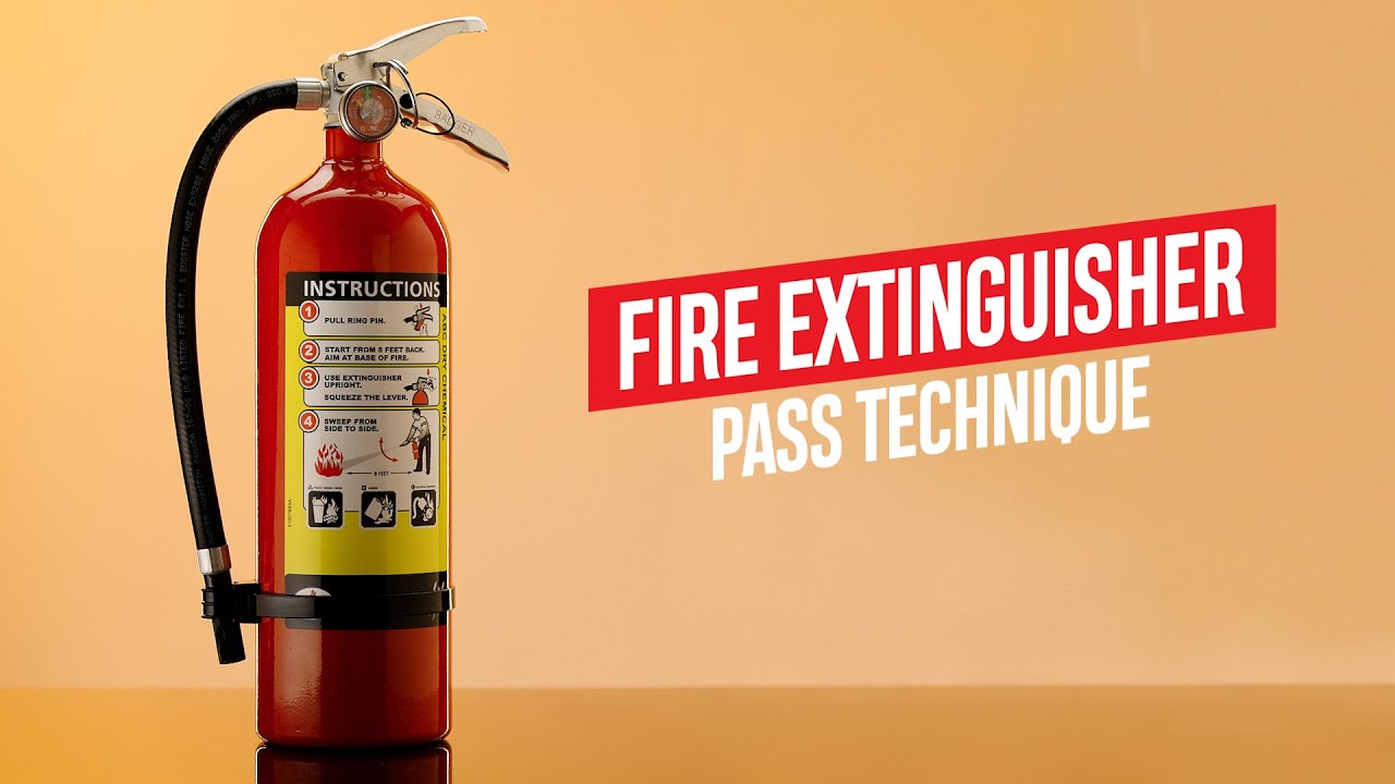 How to Use a Fire Extinguisher 🔥