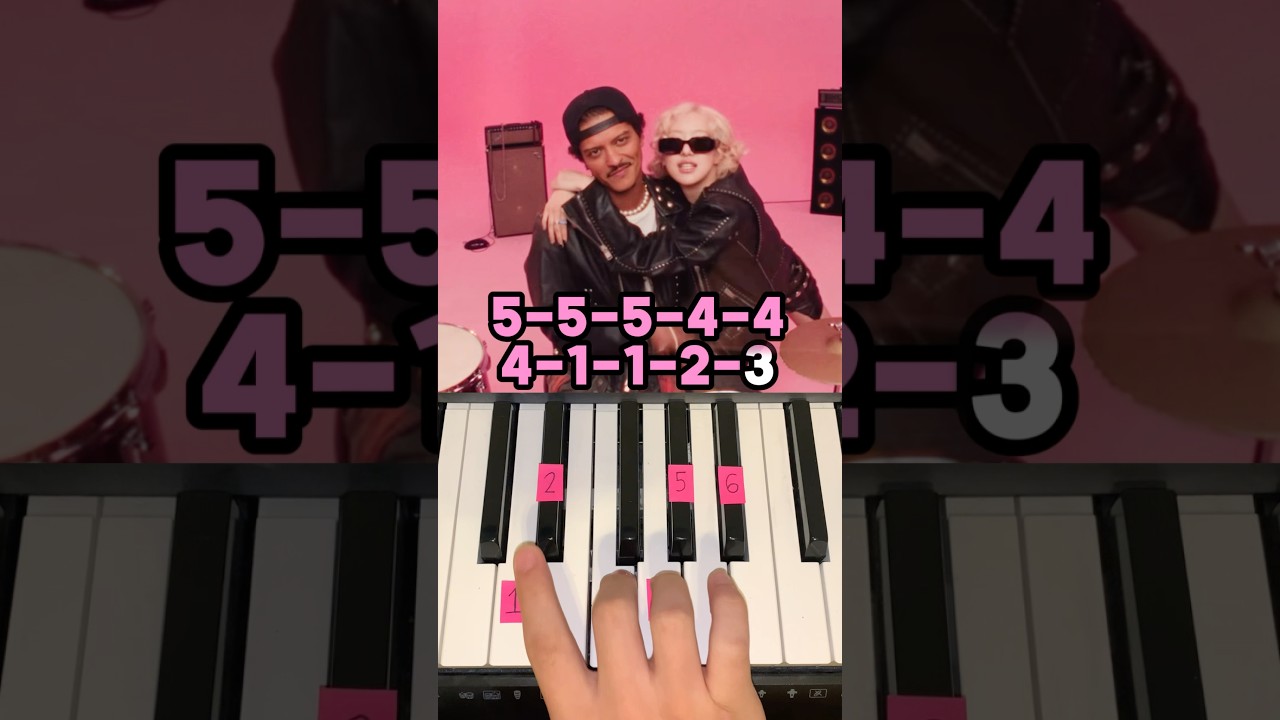 Learn to Play 'Apt.' by Bruno Mars on Piano 🎹