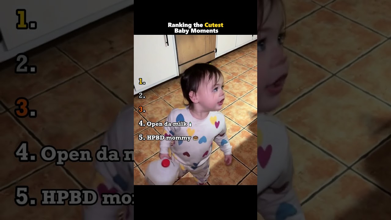 Top 10 Cutest Baby Moments That Will Melt Your Heart 💖