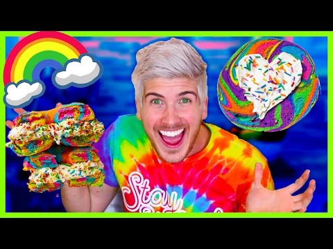 VEGAN RAINBOW BAGEL DIY!