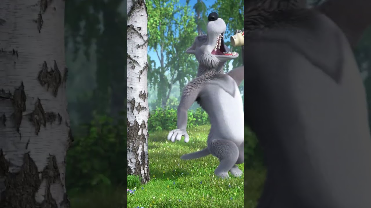 Не пропусти! Новая серия Маша и Медведь — Баоцзы и Красная Шапочка выйдет 2 октября! 🍰