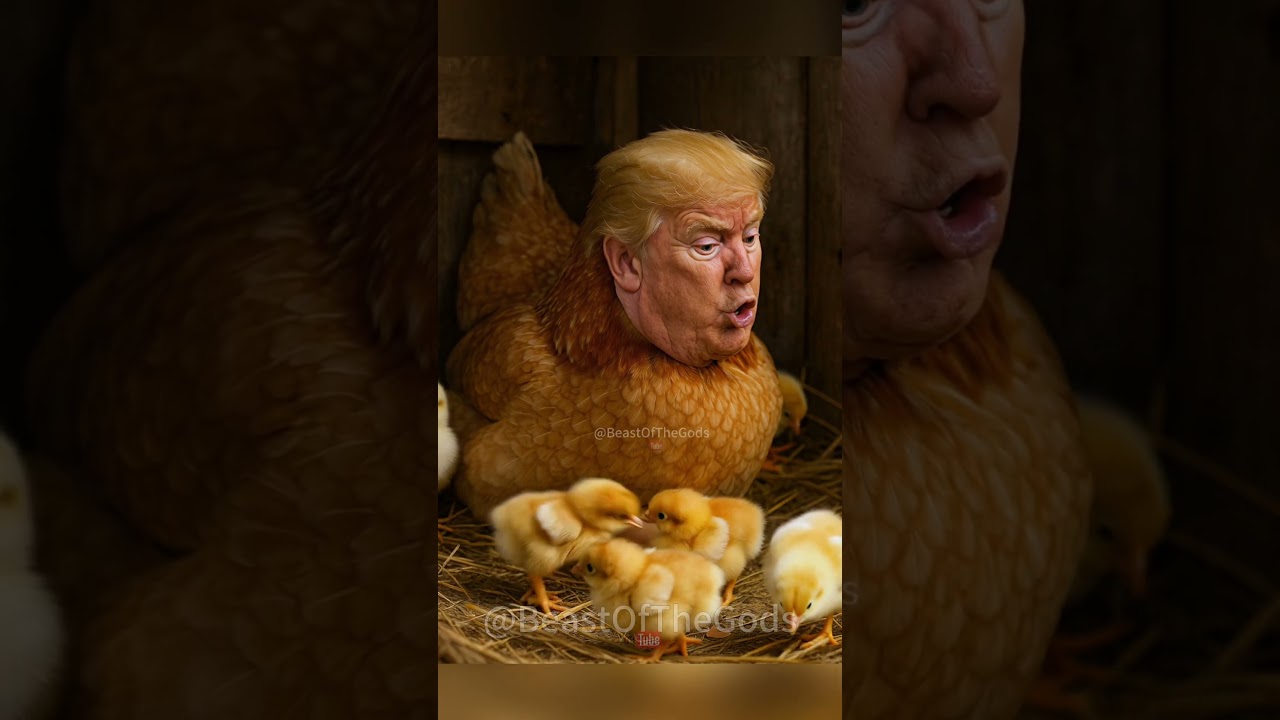 Putin’s Funny Chicken with Trump’s Face 🐔