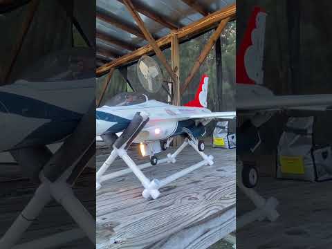 Eflite 80mm F-16 Gear Checks #rcgeek #airplane #rcairplane #rcaircraft #rcjet #f16 #f16thunderbirds