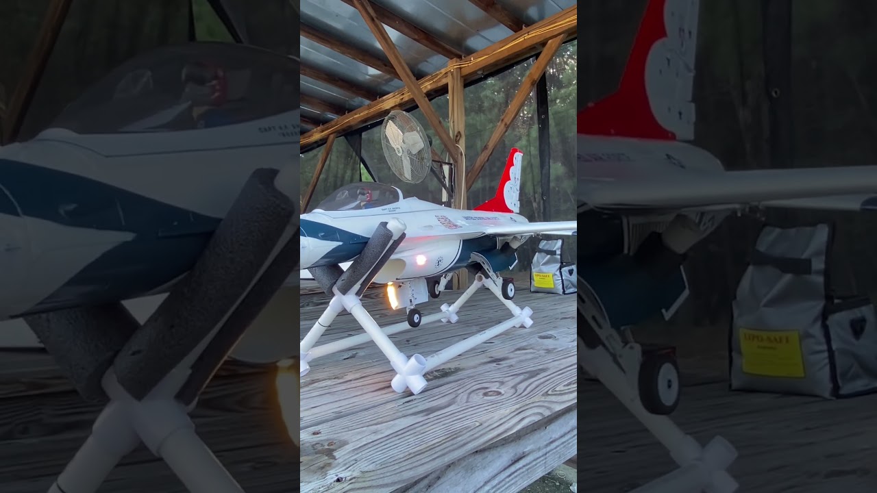 E-flite 80mm F-16 Gear Inspection & Tips ✈️