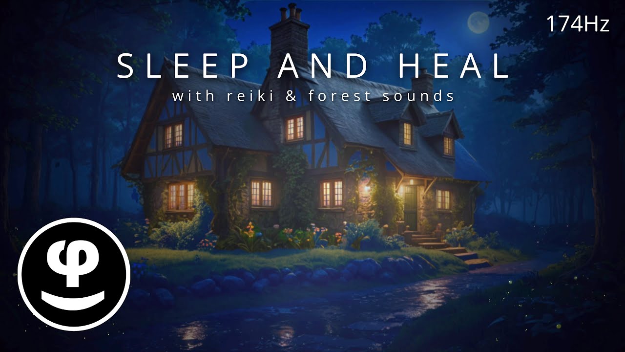 174Hz Deep Sleep Healing with Reiki & Forest Sounds 🌲