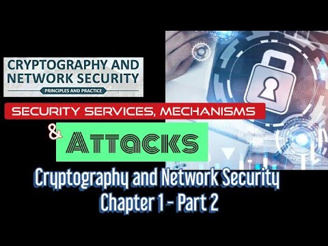 Cryptography and Network Security Unit - 1 | Part 2 | Service, Mechanism and attacks | Tamil