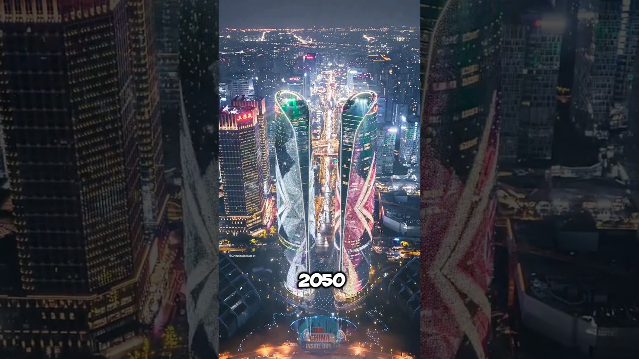 China's Future in 2050: Glowing Cities & Mega Ships 🌆