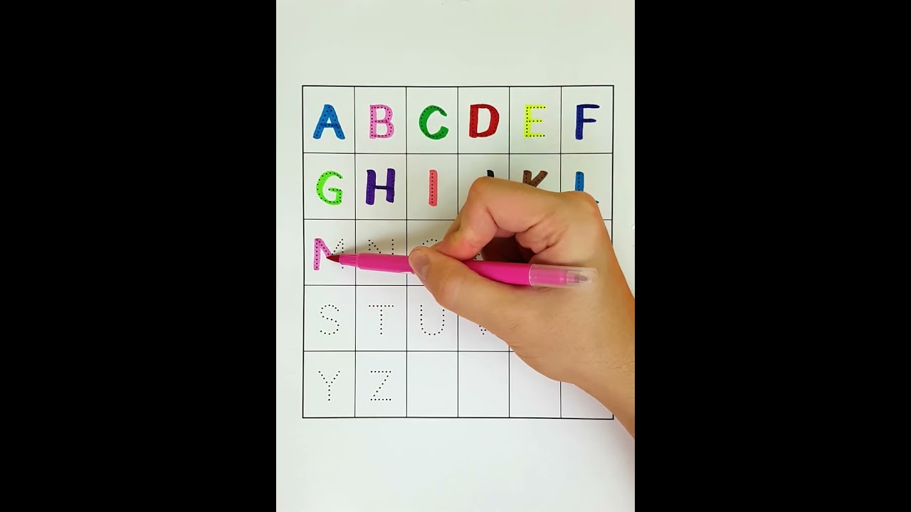 Learn the Alphabet A-Z with Fun Colors 🎨