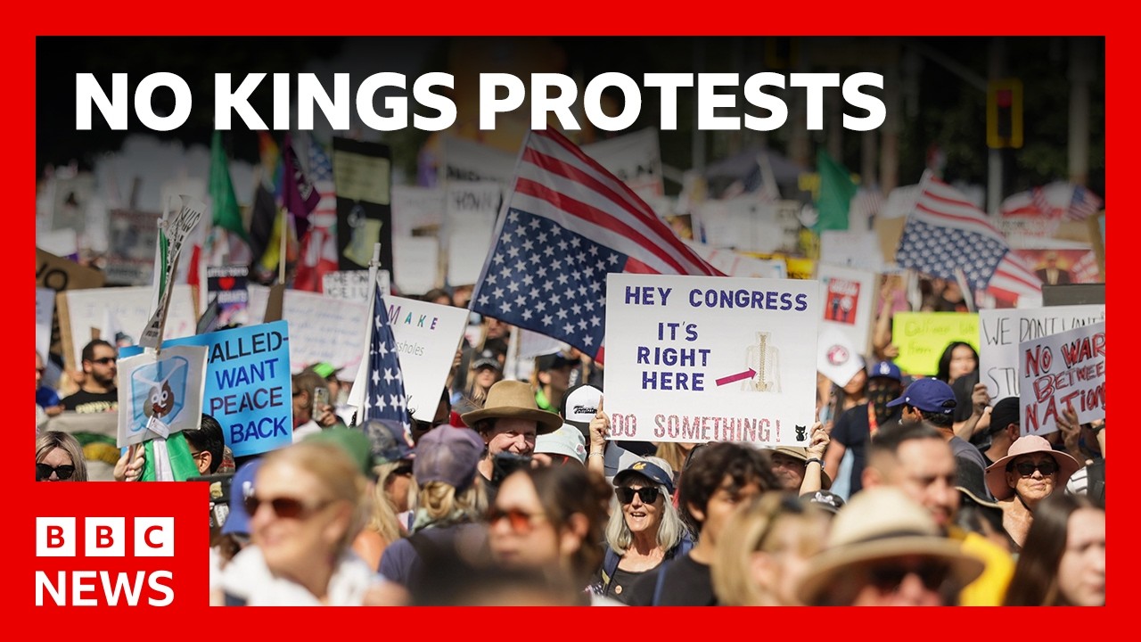 No Kings Protesters Rally Nationwide Against Trump