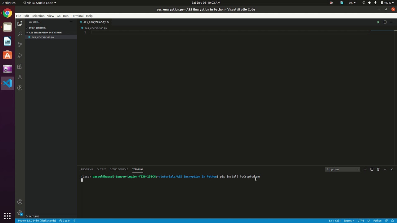 Learn AES Encryption in Python with PyCryptodome 🔐