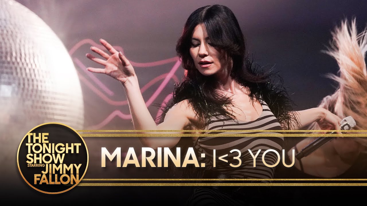 MARINA: I ﹤3 YOU | The Tonight Show Starring Jimmy Fallon