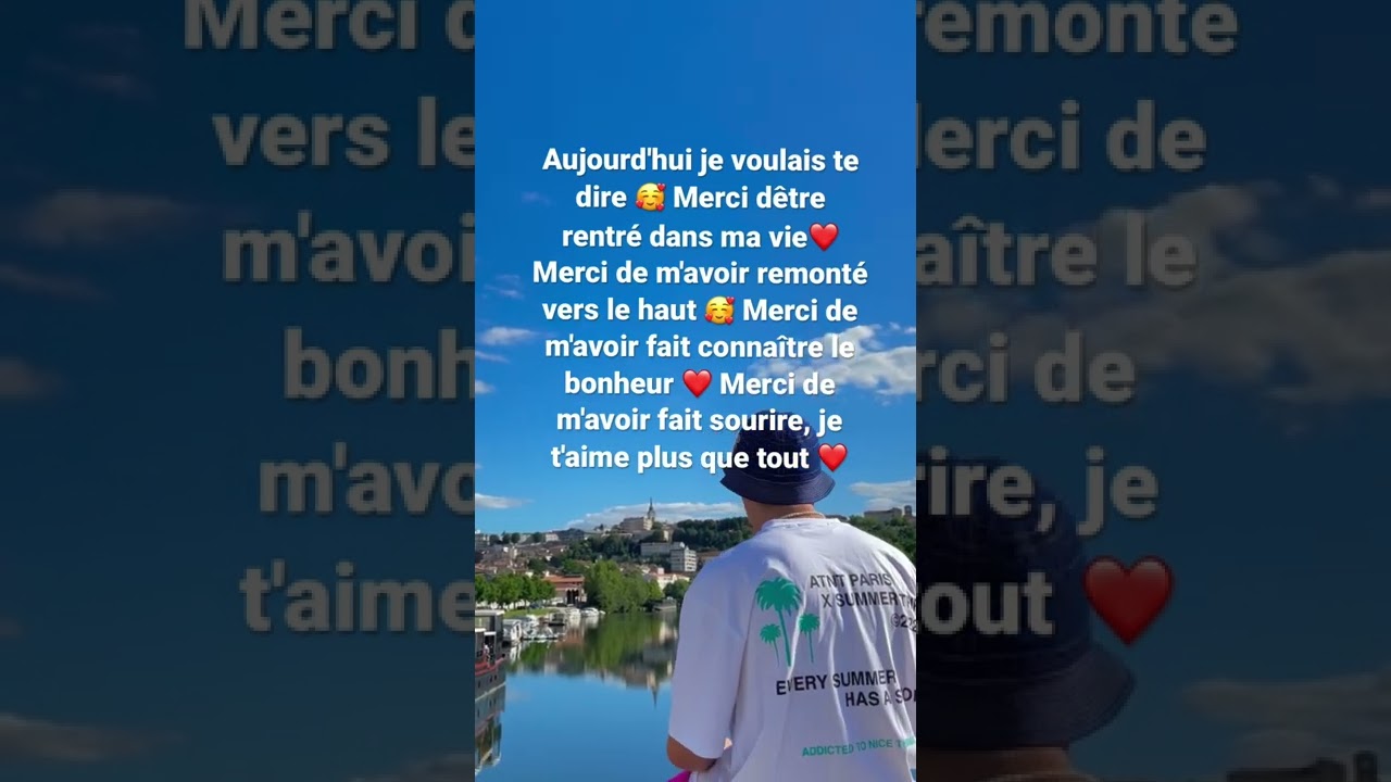 Message d'Amour Touchant : « Merci » ❤️ #Shorts