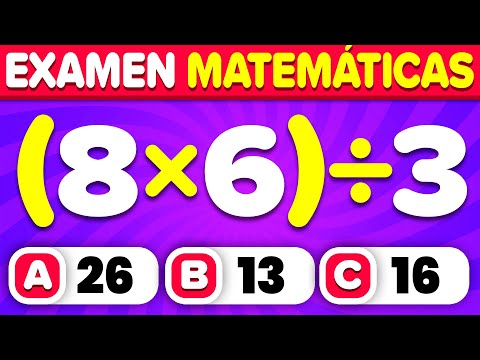 ¿Eres Bueno en Matemáticas? 🤓🧠⏰ - Rapidez Mental | Play Quiz de Cultura General - Números