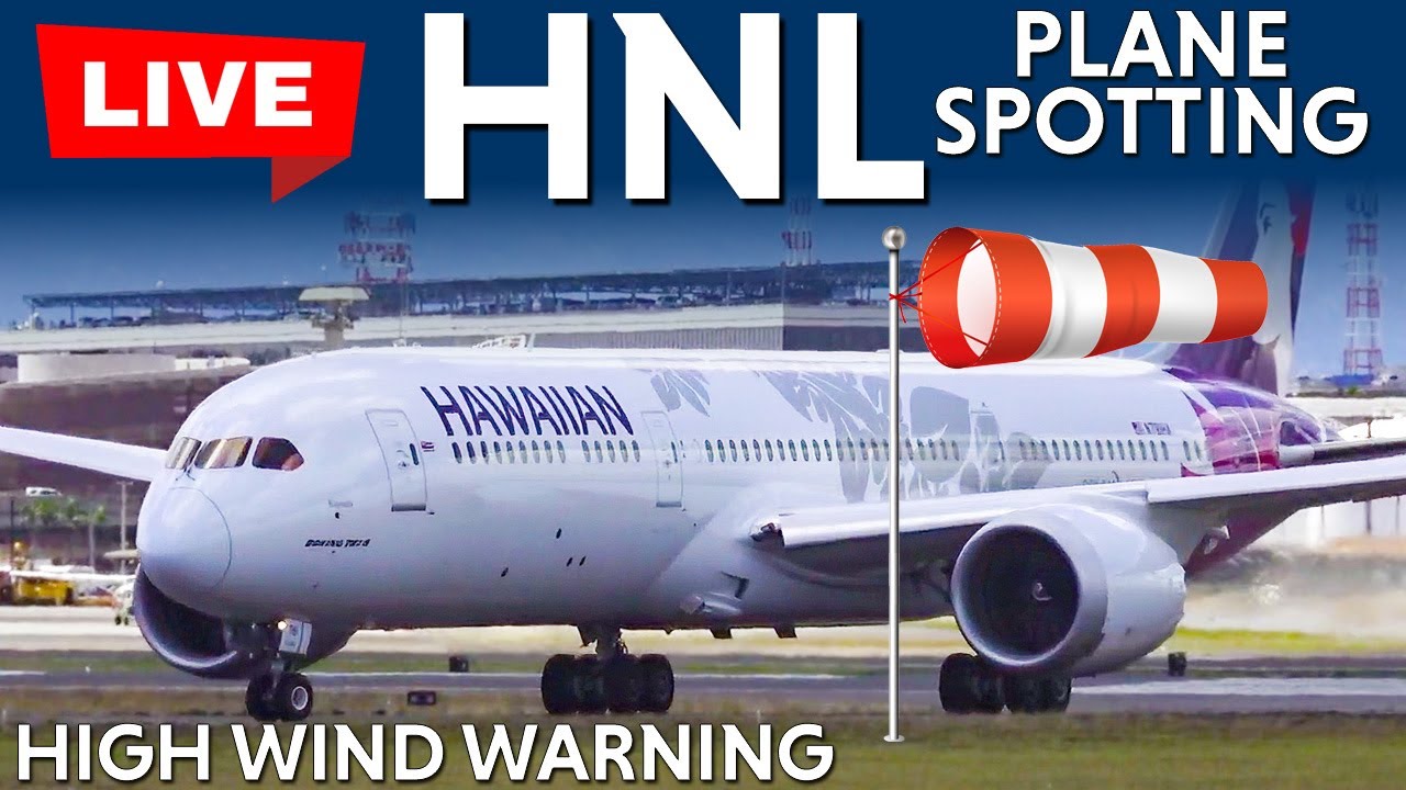 ⚠️ High Wind Warning at Honolulu Airport (HNL) | Real-Time Flight Arrivals & Departures