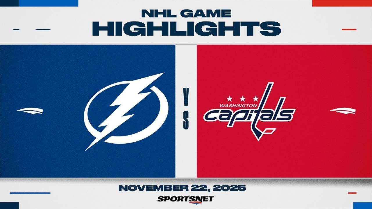 NHL Highlights: Lightning Defeat Capitals 5-3 🏒