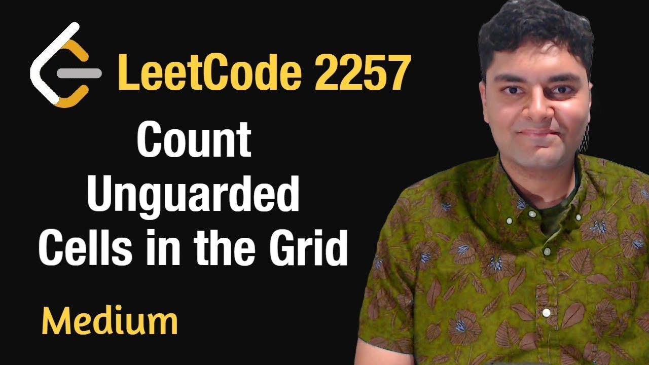 LeetCode 2257: Count Unguarded Cells in a Grid | Python Solution ๐งฉ