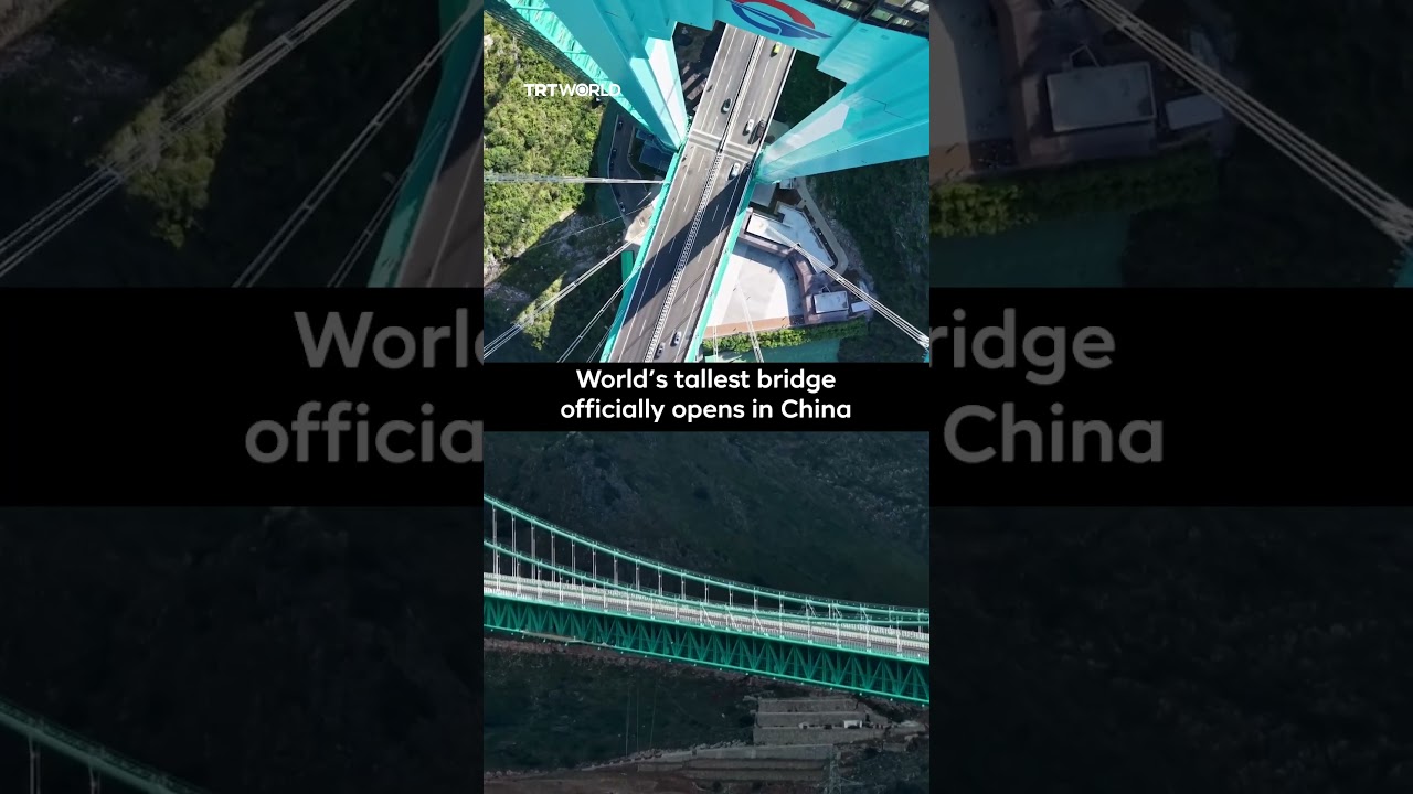 China Opens World's Tallest Bridge 🌉