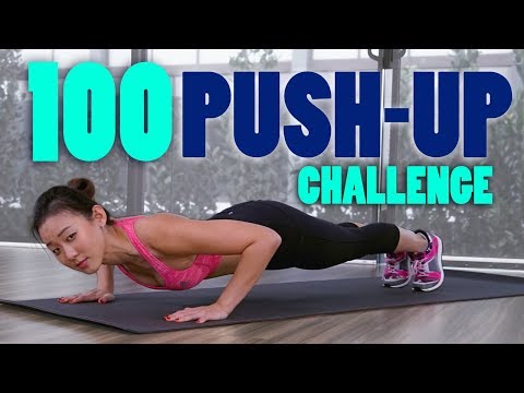 100 PUSH-UP CHALLENGE | Toned Chest & Arms | Joanna Soh