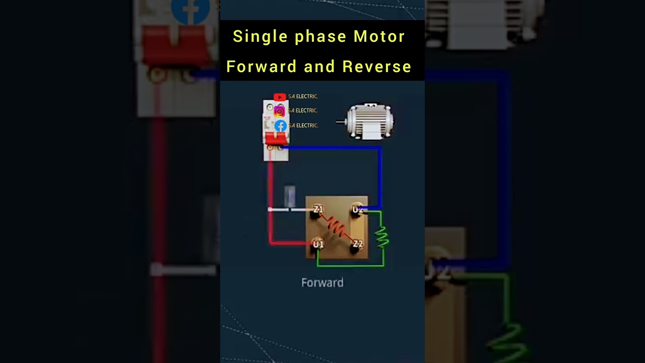 How to Change Single Phase Motor Rotation ⚙️