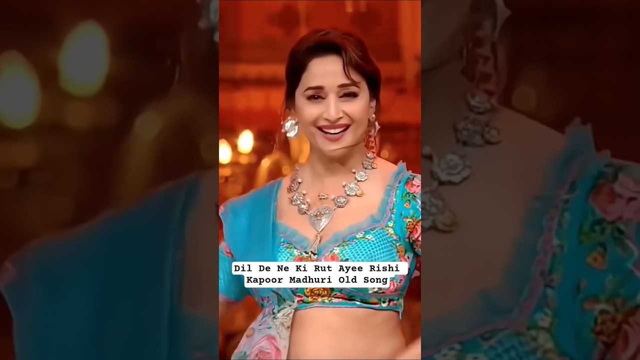 Classic Dance Performance of 'Dil De Ne Ki Rut Ayee' | Rishi Kapoor & Madhuri 💃