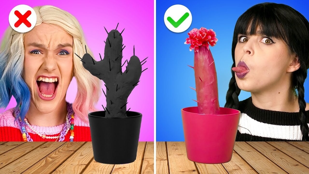 Jail Food Fight: Enid vs Wednesday 🍴