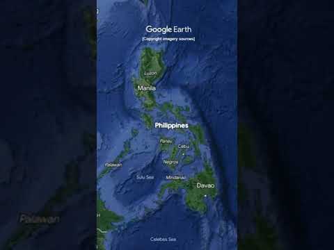"Philippines 🌍 Expedition: Google Earth Zoom Across 300,000km! #ExplorePhilippines"