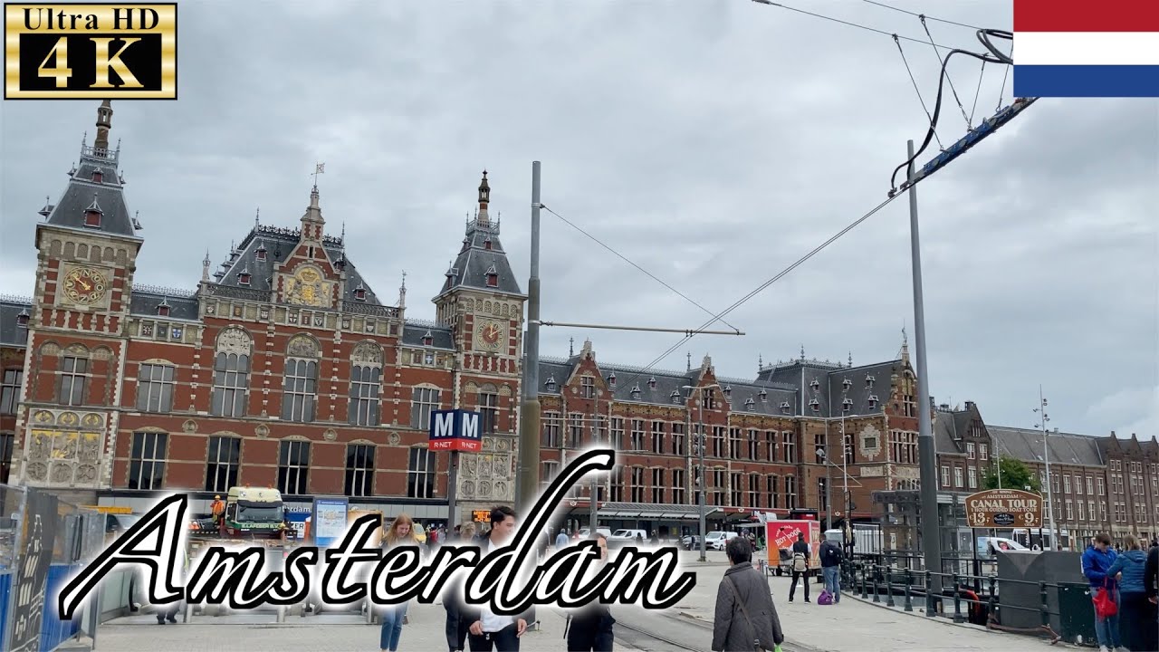 Amsterdam Summer Walk in 4K 🌞