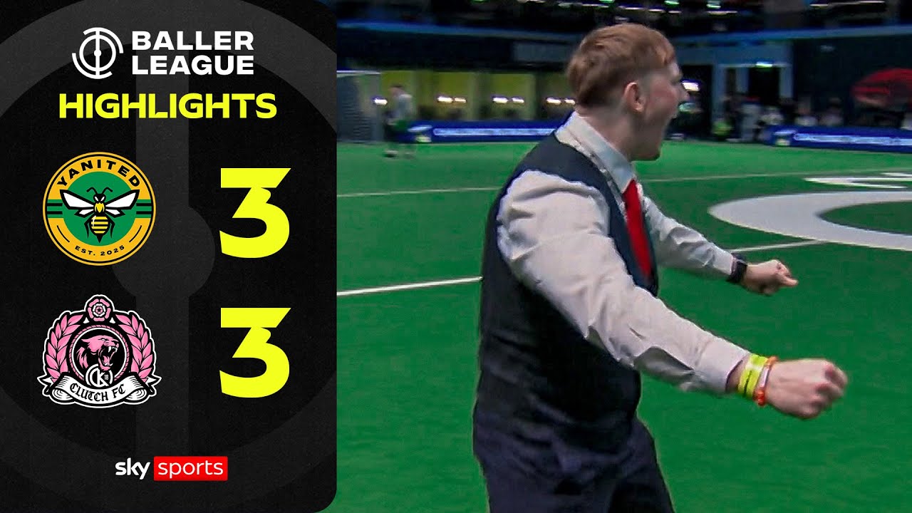 Angry Ginge Guides Yanited to Thrilling 3-3 Draw Against Clutch FC | Baller League Highlights