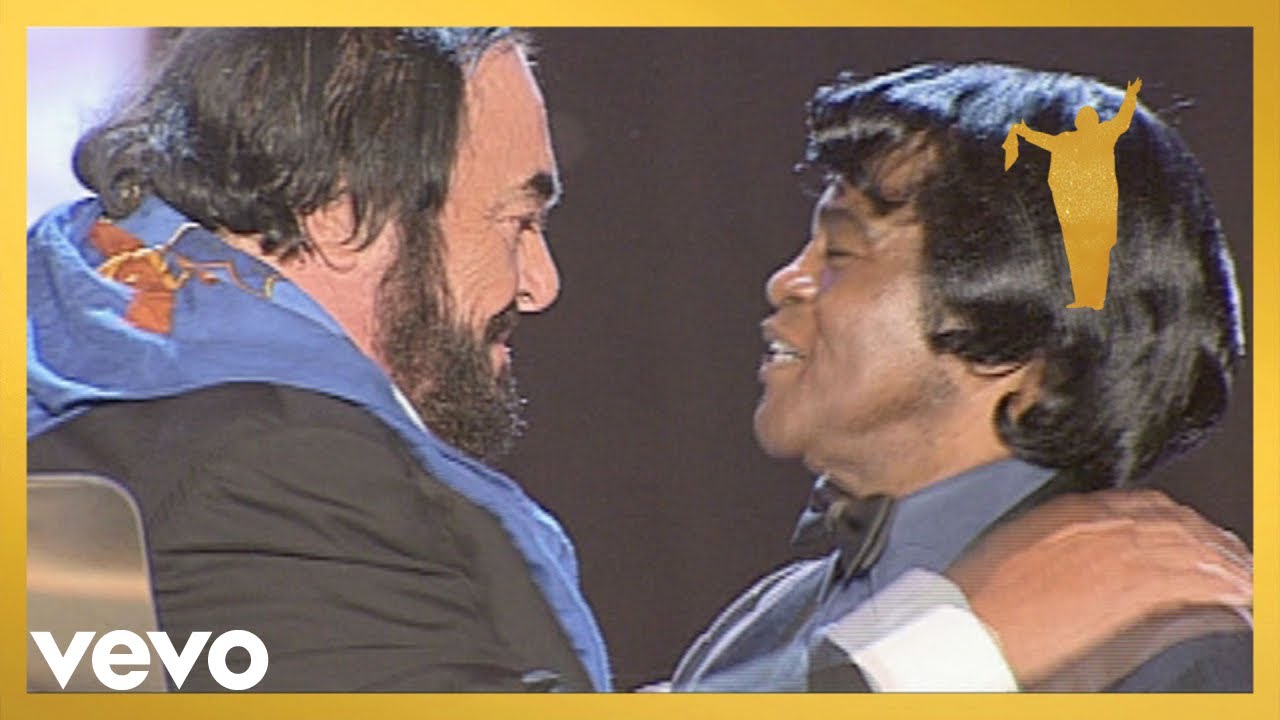 Pavarotti & James Brown Perform 'It's A Man's World' 🎶