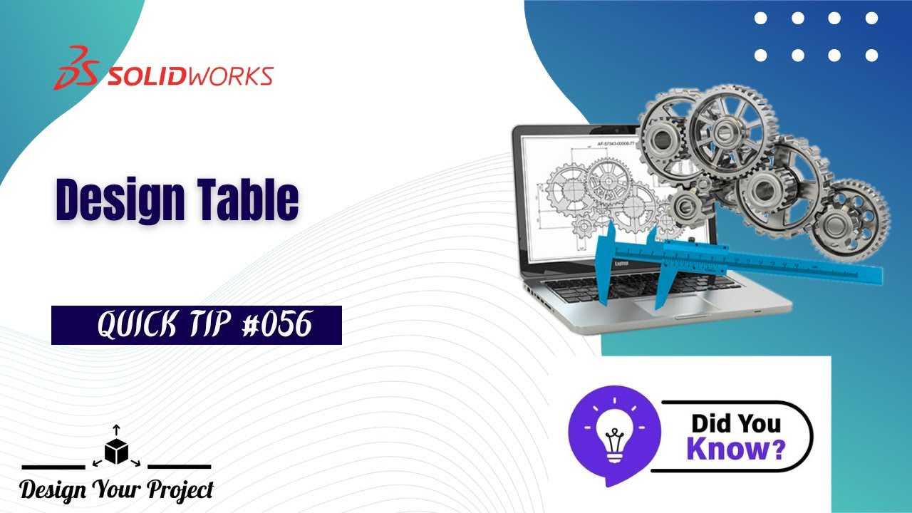 SolidWorks Trick: Paste Excel Data into Design Table
