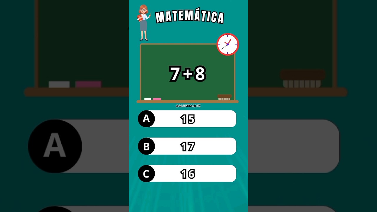 Desafie sua mente com o Quiz de Matemática! 🧠