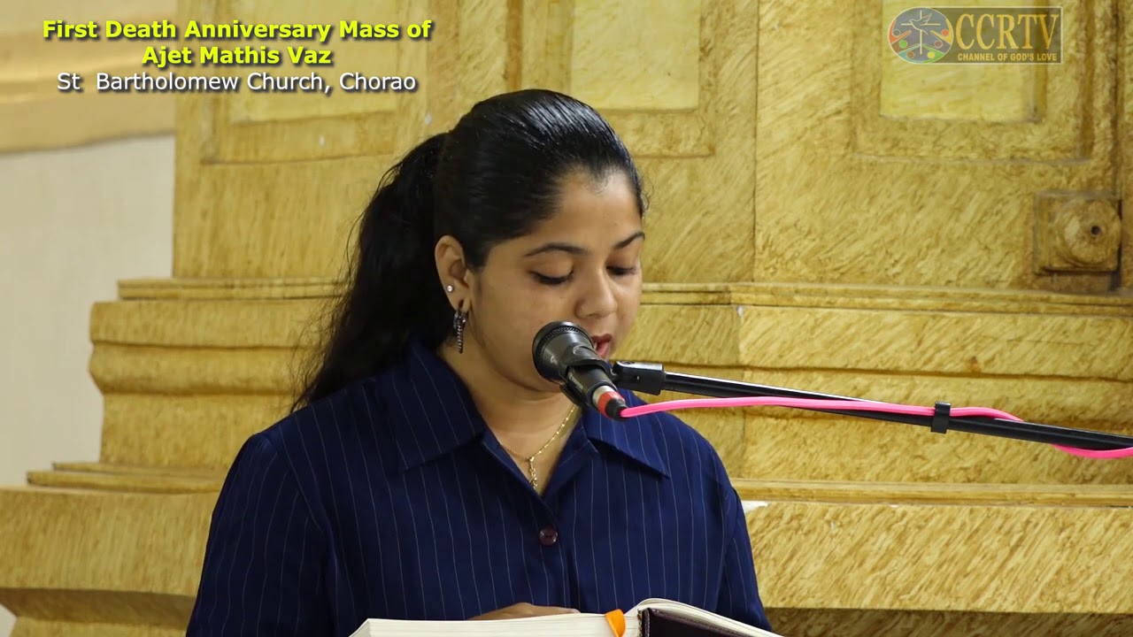 First Death Anniversary Mass of Ajet Mathis Vaz 🙏