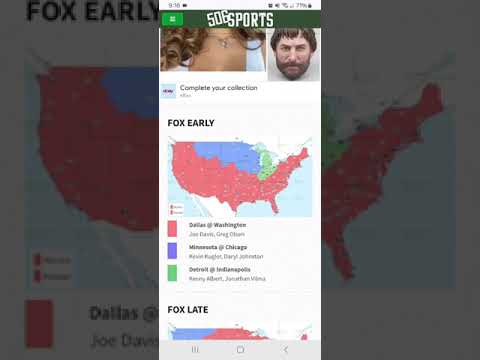 NFL Week 12 2024 TV Coverage Map Released CBS Single Fox Early & Late Windows