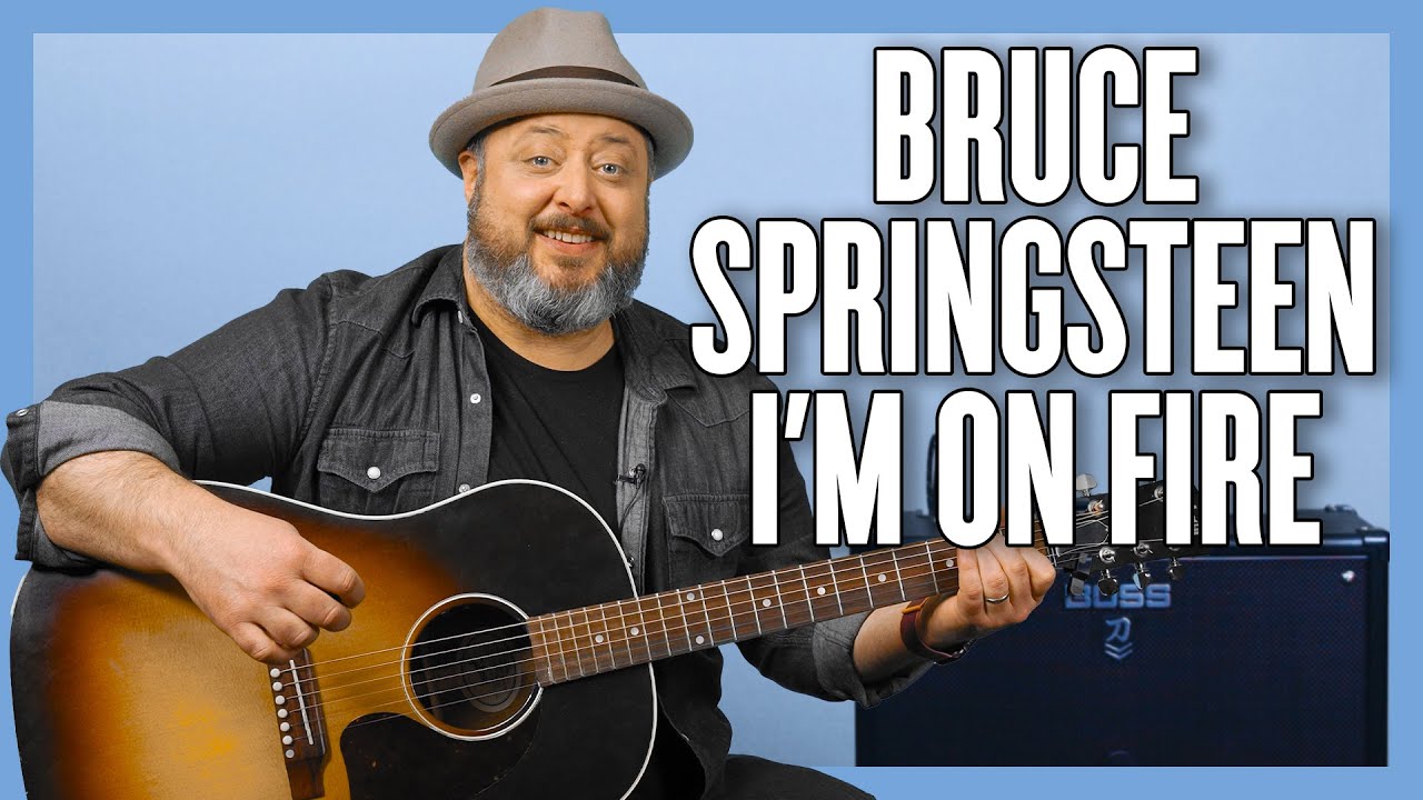 Learn Bruce Springsteen's 'I'm On Fire' Guitar Tutorial 🎸