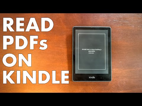 How I Read PDFs on Kindle