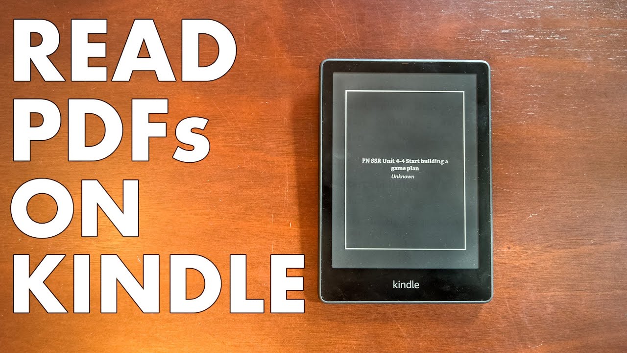 How to Read PDFs on Kindle